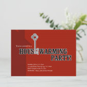 Key and Heart, Housewarming Party Kaart (Staand voorkant)