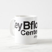 Key Bflo Center Christus Trucker Hat Koffiemok (Voorkant links)