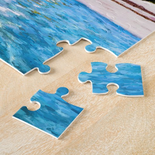 Key Biscayne - Cape Florida Lighthouse Art Puzzle (Côté)