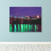 Key Bridge over de Potomac Canvas Afdruk (Insitu (Houten vloer))