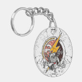 KEY-CHAIN INFRASIC BLANC SLEUTELHANGER (Voorkant Links)