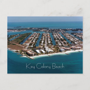 Key Colony Beach, Marathon, Florida Briefkaart