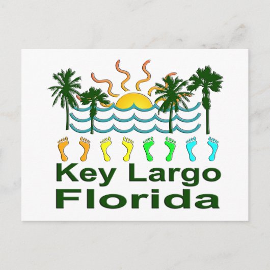 Key Largo Florida Briefkaart (Voorkant)