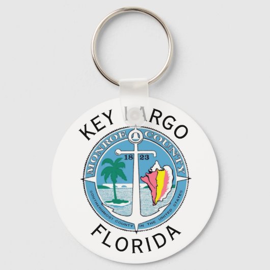Key Largo - Florida Keys Sleutelhanger (Voorkant)