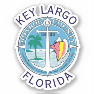 Key Largo - Florida Keys Sticker