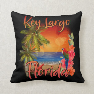 Key Largo Florida Keys Tropisch Strand Zonsonderga Kussen