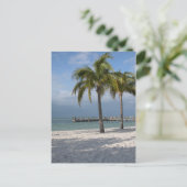 Key Largo Florida strand scene Briefkaart (Staand voorkant)