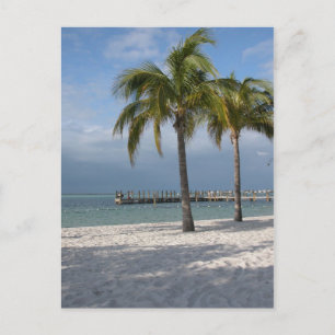 Key Largo Florida strand scene Briefkaart