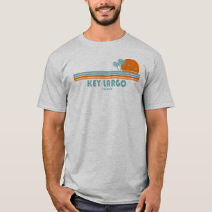 Key Largo Florida Sun Palm Trees T-shirt