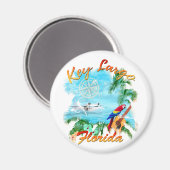 Key Largo Florida Trop Rock Magneet (Voorkant / Achterkant)