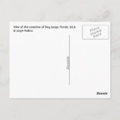 Key Largo, Florida, VS Briefkaart (Achterkant)