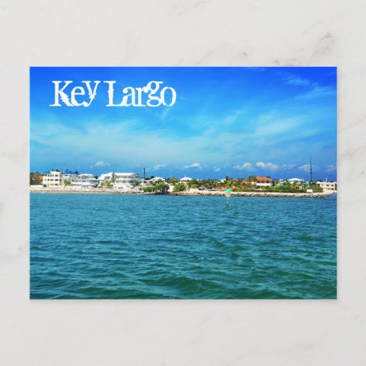 Key Largo, Florida, VS Briefkaart (Voorkant)