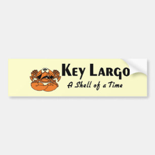 Key Largo krab Bumpersticker