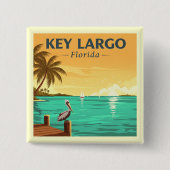 Key Largo Nederland Vierkante Button 5,1 Cm (Voorkant)