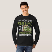 Key Lime Pie And Lemon Pie Dessert T-shirt (Voorkant volledig)