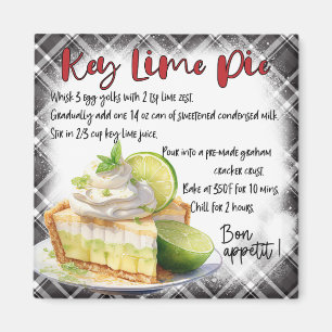 Key Lime Pie-recept Magneet