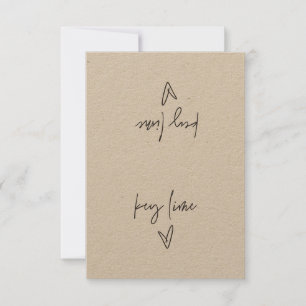 Key Limoen Food Label Tent Kaart