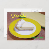 Key Limoen Pie Briefkaart (Voorkant / Achterkant)