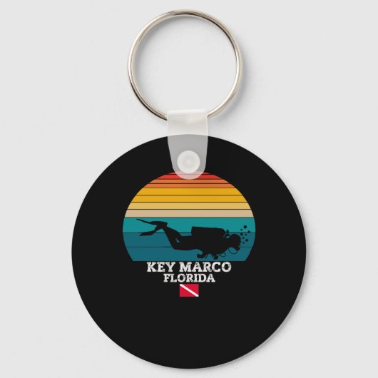 Key Marco US Island Diving Sleutelhanger (Voorkant)