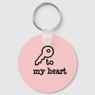 "key to my hart" sleutelhanger
