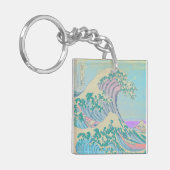 Key Wave Pastel Ring Sleutelhanger (Voorkant Links)