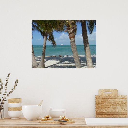 Key West Beach Poster (Keuken)