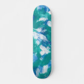 Key West Blue Half Pipe Skateboard (Voorkant)