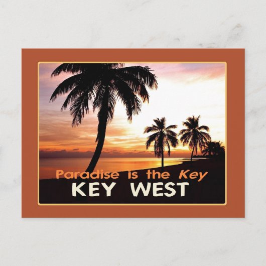 KEY WEST BRIEFKAART (Voorkant)