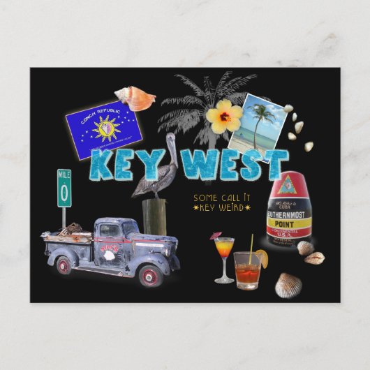 Key West Briefkaart (Voorkant)