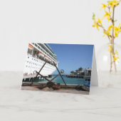 Key West - Carte de voeux vierge (Fleur jaune)