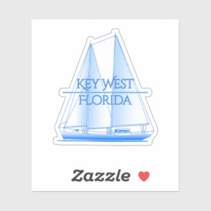 Key West Coastal Nautical Sailor Sticker