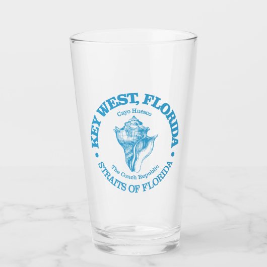 Key West (conch) Glas (Voorkant)