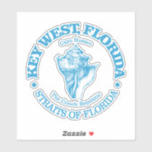 Key West (conch) Sticker (Vel)