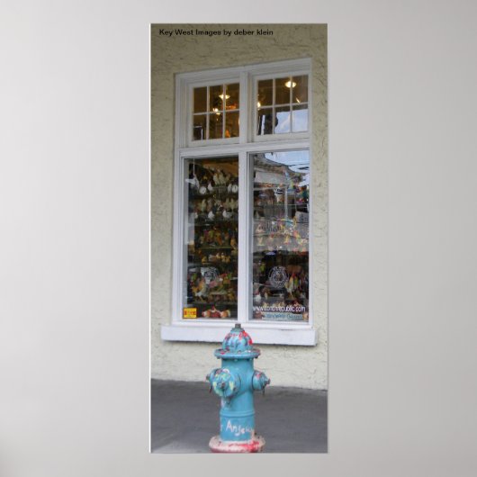 Key West Fire Hydrant Poster (Voorkant)