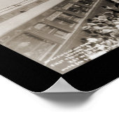 Key West FL 1st Train Foto 1912 Poster (Hoek)