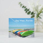 Key West Florida Beach Ocean Briefkaart Foto (Staand voorkant)
