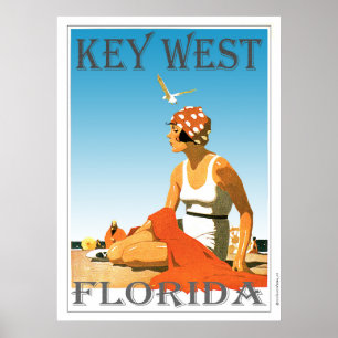 Key West Florida  Beach Poster