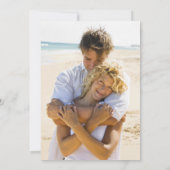 Key West Florida Beach Weddenfoto Save The Date (Achterkant)