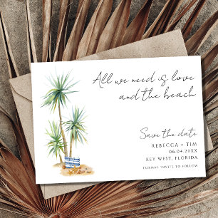 Key West Florida Beach Weddenfoto Save The Date