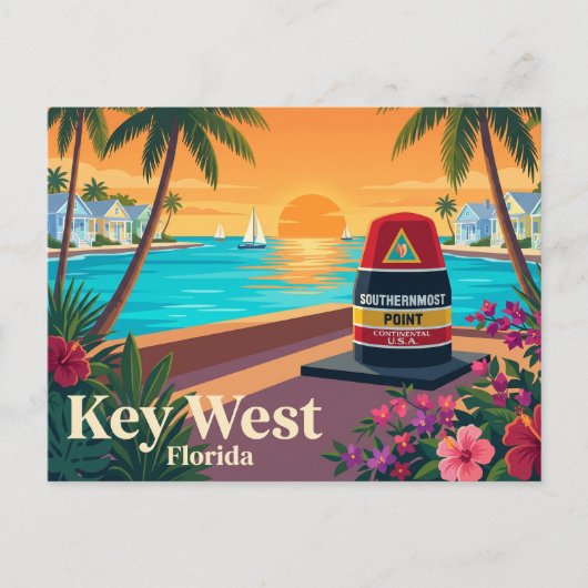 Key West Florida Briefkaart (Voorkant)