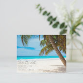 Key West Florida Budget Beach Weddenschap Aankondigingskaart (Staand voorkant)