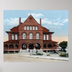 Key West Florida Court Poster