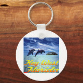 Key West Florida Dolphins Sleutelhanger (Voorkant)