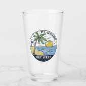 Key West Florida  embleem Glas (Voorkant)