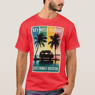 Key West Florida Familie RV Vakantie 2025-Fotoroom T-shirt