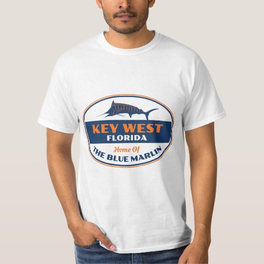 KEY WEST FLORIDA FISH  T-SHIRT (Voorkant)