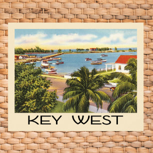  Key West Florida Harbour Poster