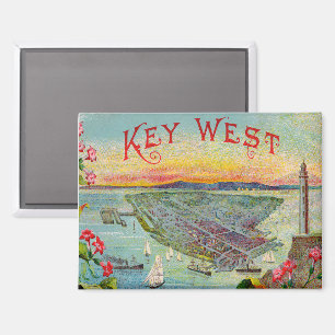 Key West Florida illustratie Magneet