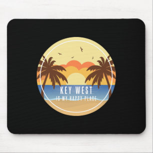 Key West Florida Is Mijn Gelukkige Plek Fun Strand Muismat