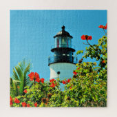Key West, Florida Lighthouse Sierkussen Legpuzzel (Verticaal)
